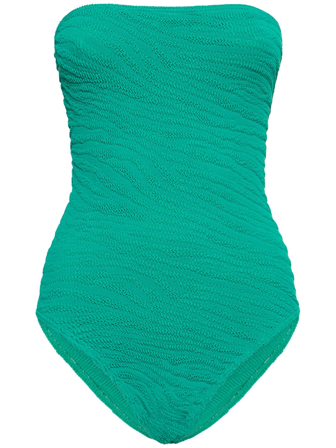 Shop Bond Eye Fane One Piece Strapless Swimsuit In Green