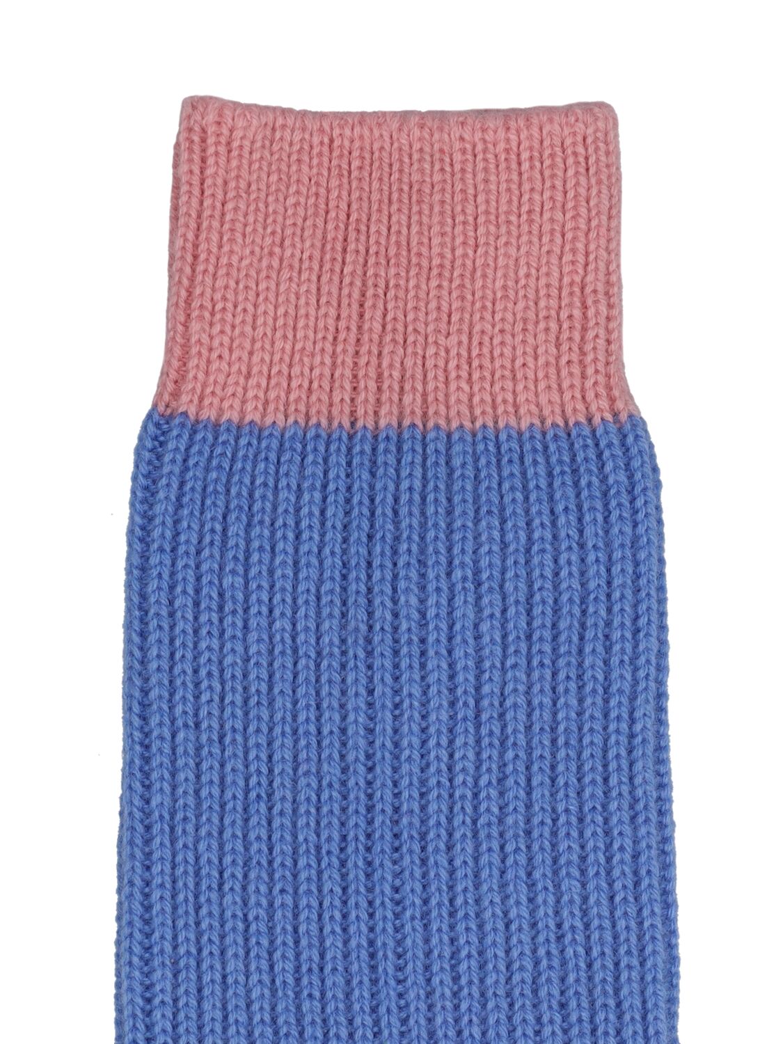 Shop Guest In Residence The Soft Cashmere Socks In Blue,pink