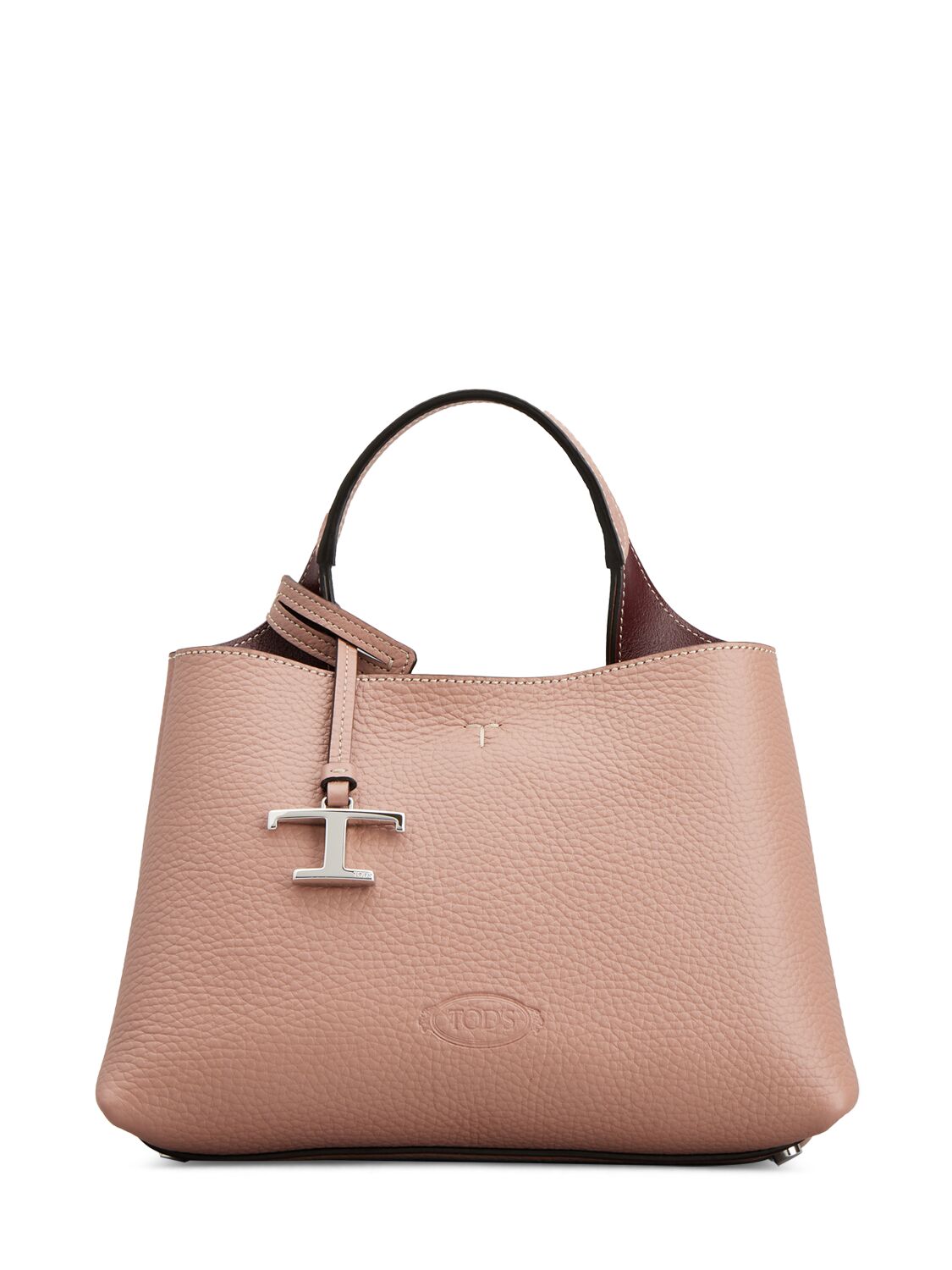 Tod's Micro Leather Top Handle Bag In Glicine