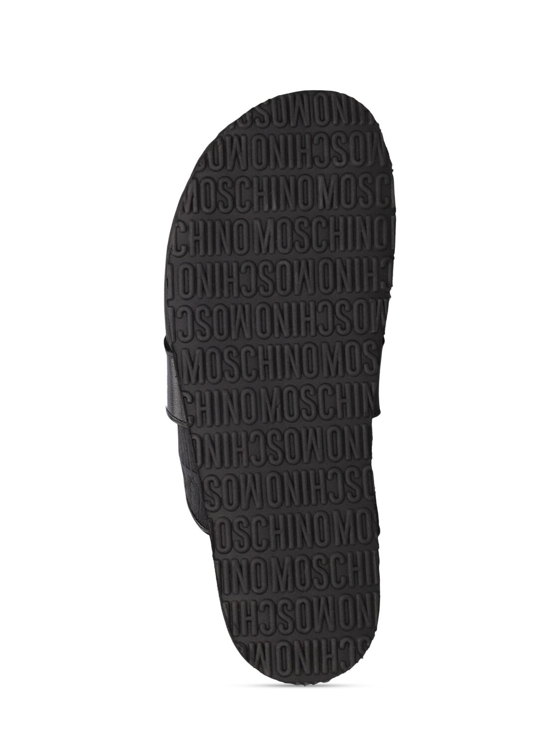 Shop Moschino 30mm Logo Jacquard Mules In Black