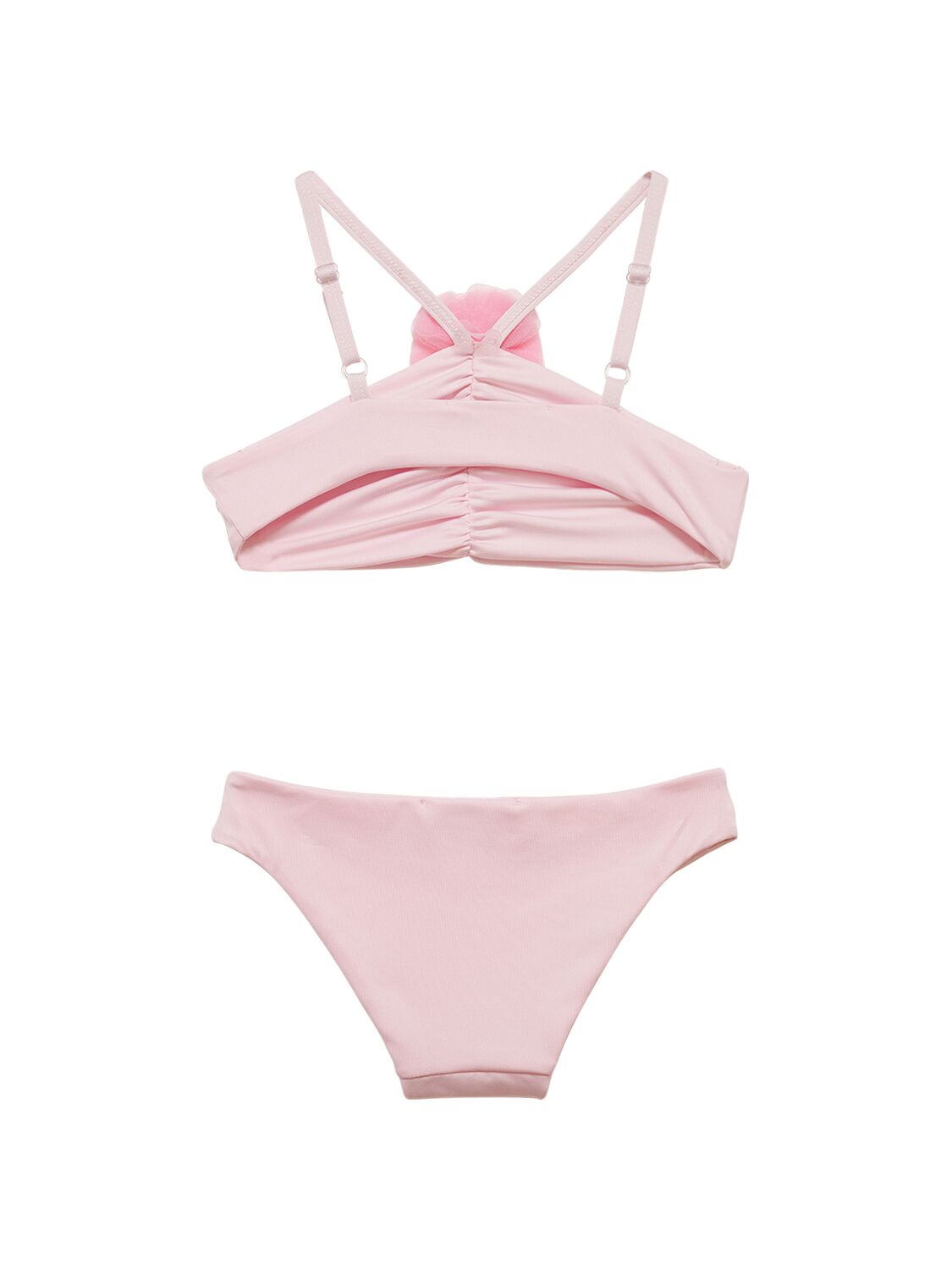 Shop Monnalisa Lycra Bikini In Pink