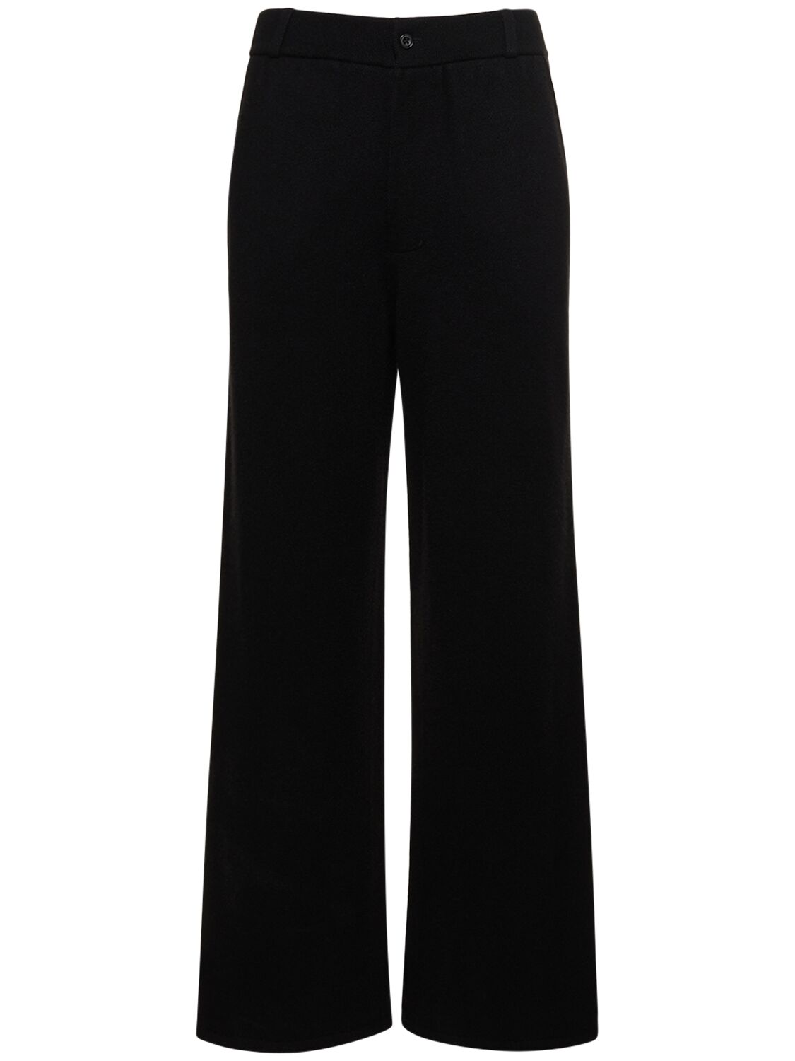 Guest In Residence Cashmere Straight-leg Pants In Black