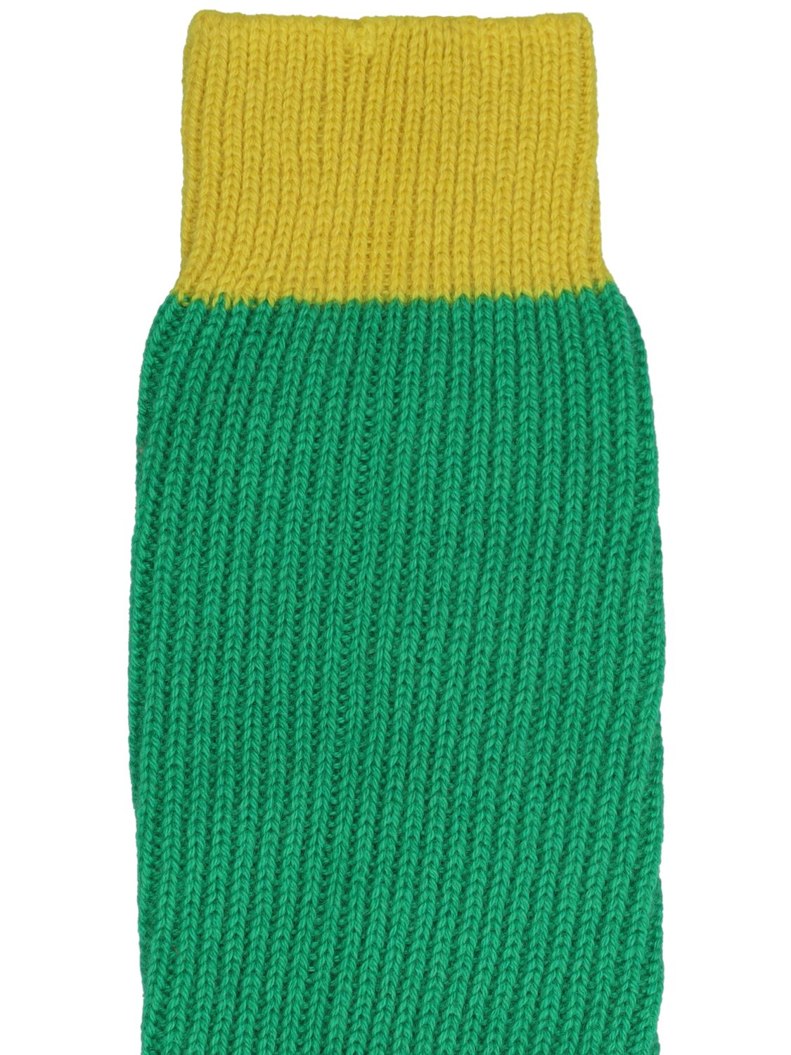 Shop Guest In Residence The Soft Cashmere Socks In Green,yellow