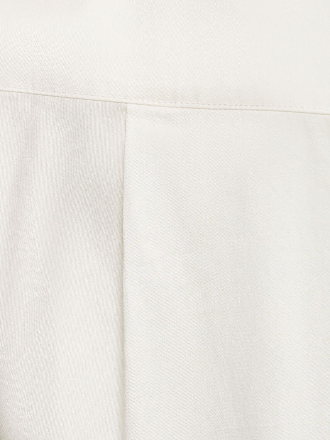 Shop Commas Spread Collar S/s Boxy Fit Shirt In White