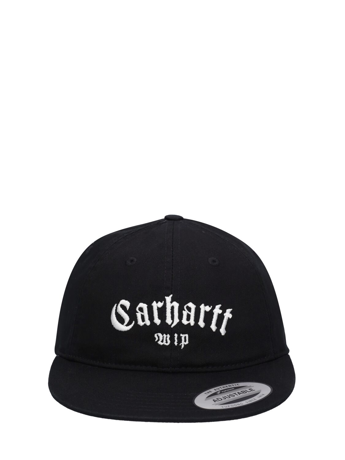 Carhartt Onyx Six Panel Hat In Black,white