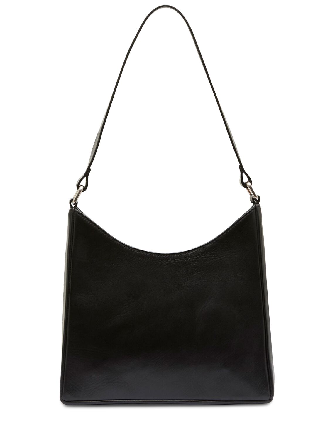 St.agni Mini 90s Leather Shoulder Bag In Black
