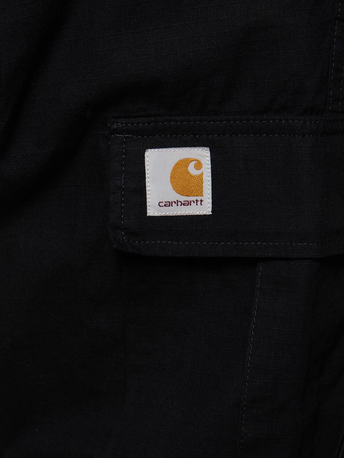 Shop Carhartt L32 Columbia Low Waist Regular Cargo In Black