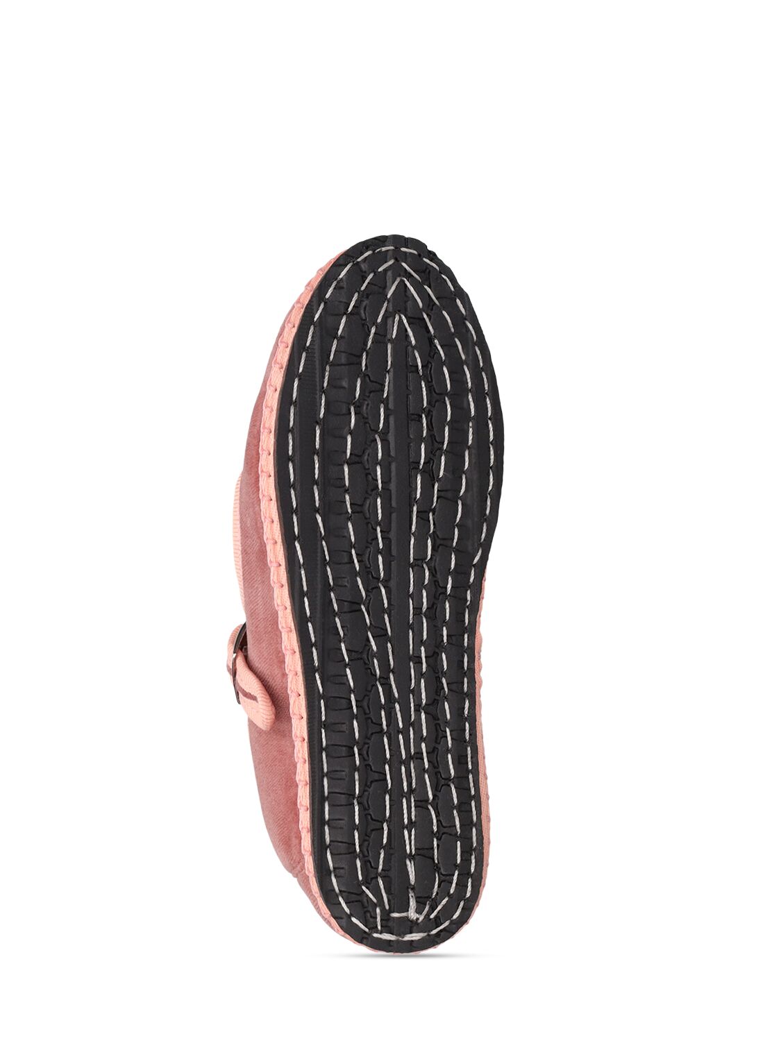 VIBI VENEZIA COTTON VELVET MARY JANE LOAFERS 