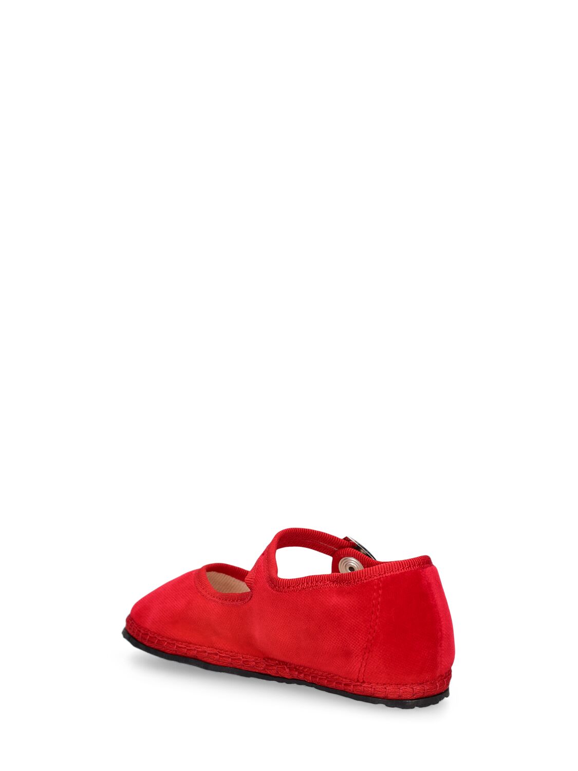 Vibi Venezia Mary Jane-loafer Aus Samt In Rot