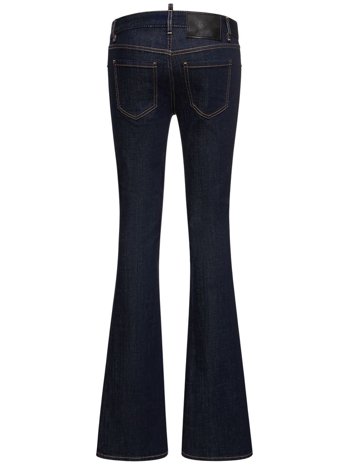 Shop Dsquared2 Denim Mid-rise Flared Jeans In Blue