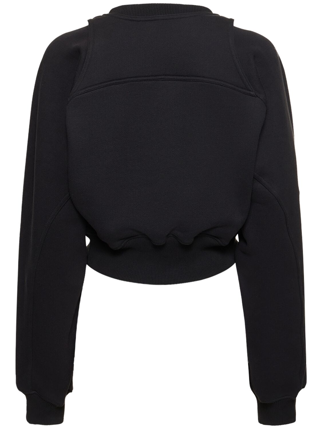 Shop Off-white Logo Crewneck Sweater In Black