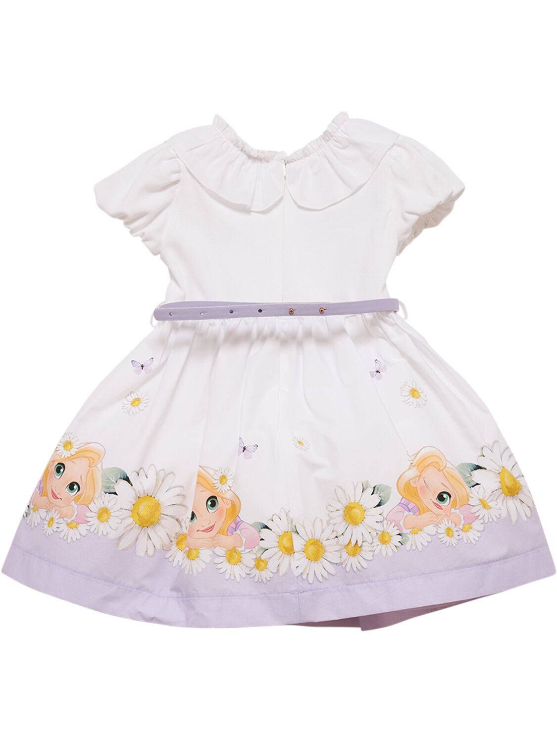 MONNALISA PRINTED COTTON DRESS 
