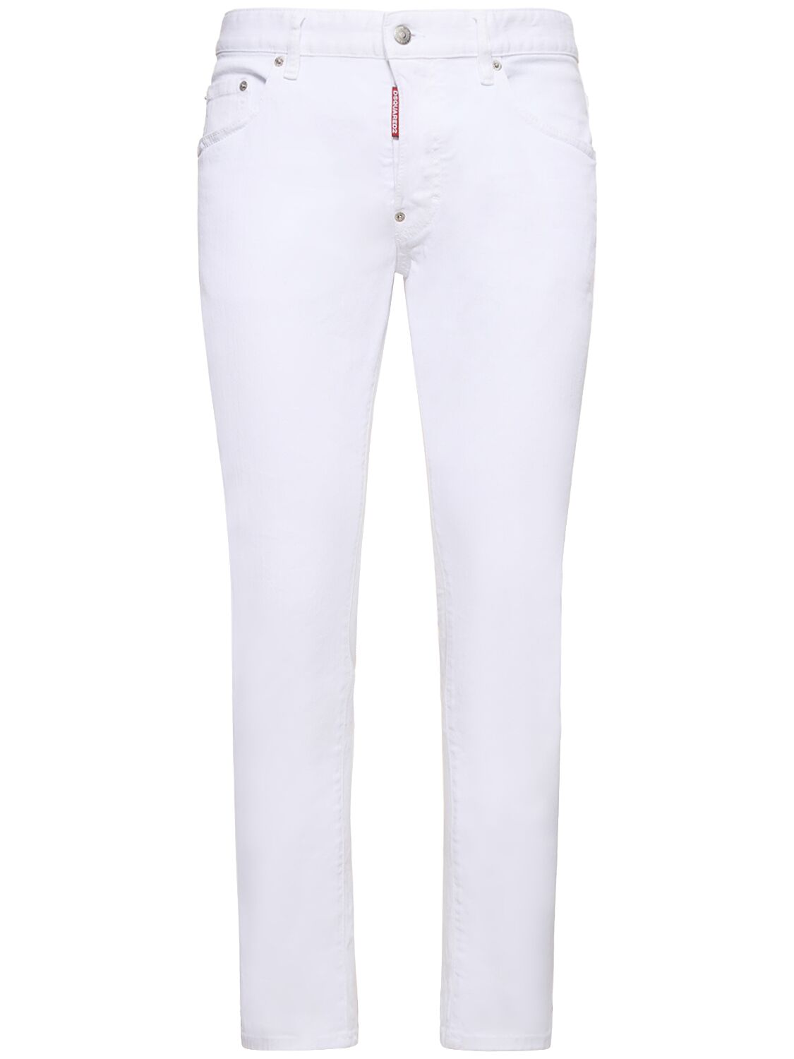 Image of Skater White Bull Cotton Denim Jeans
