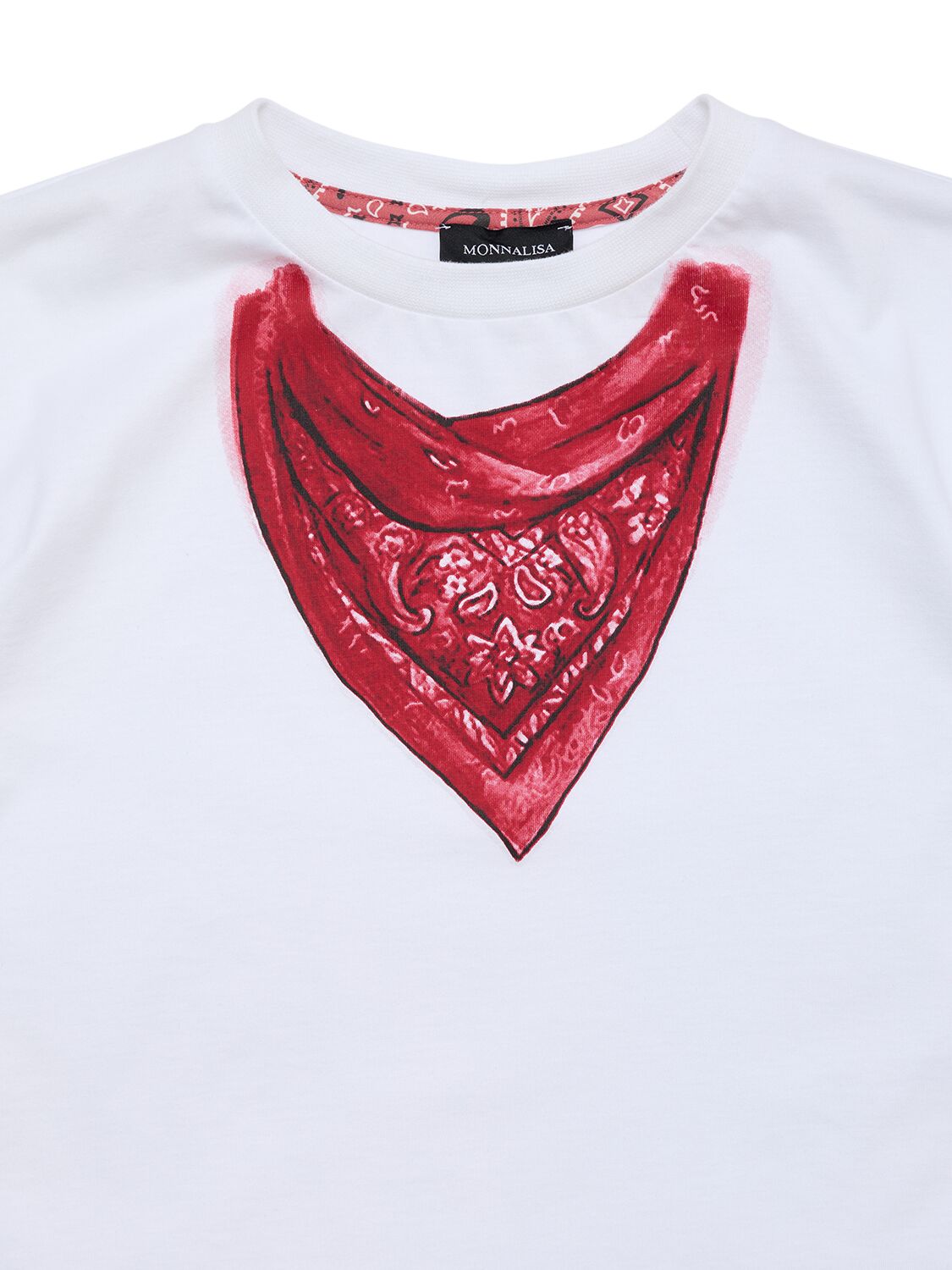 Shop Monnalisa Cotton Jersey T-shirt & Poplin Shorts In White,red