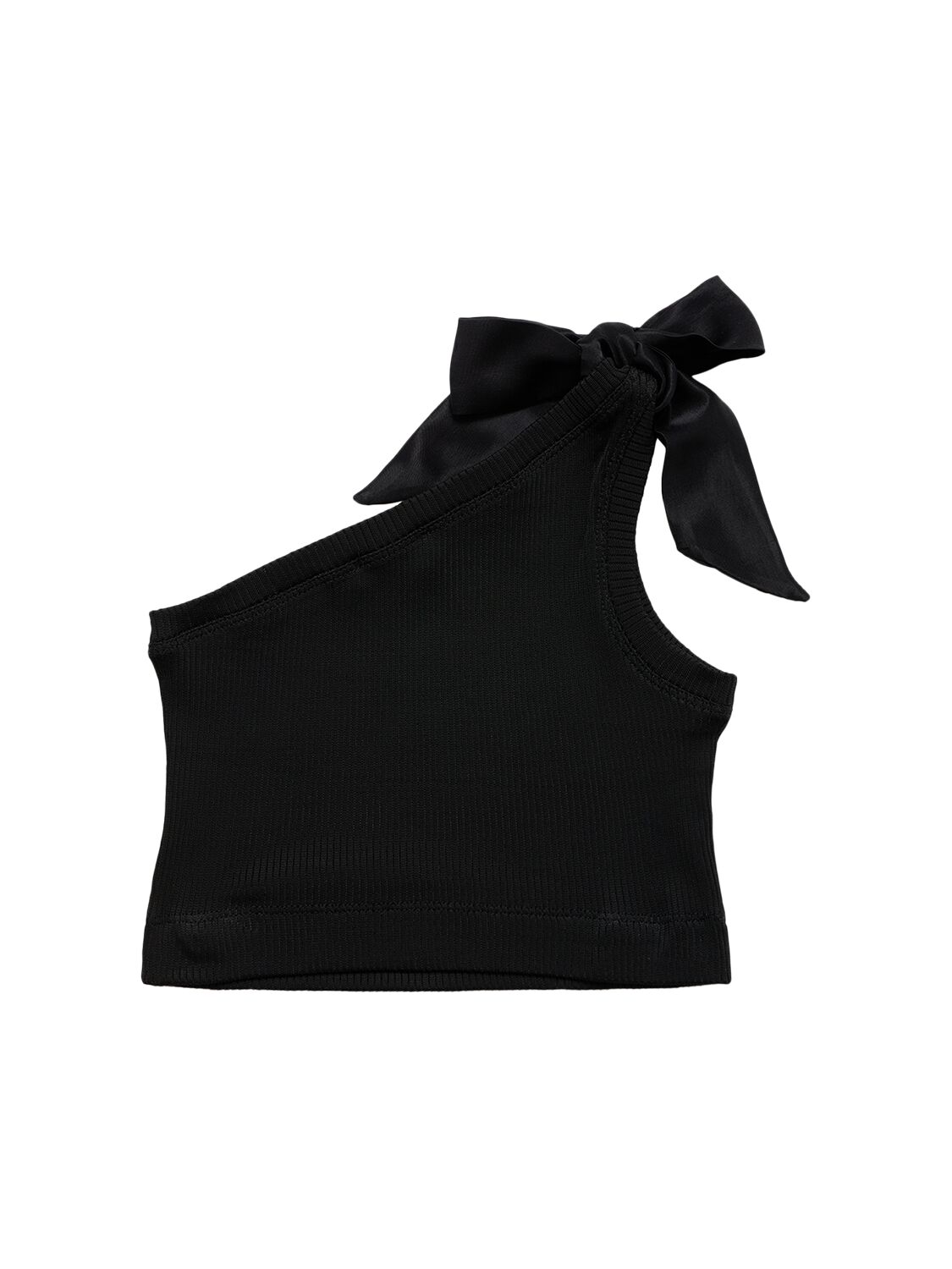 MONNALISA RIBBED VISCOSE BLEND TOP 