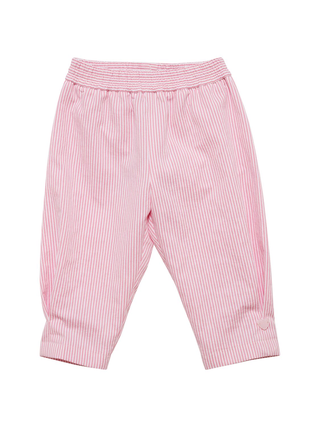 Monnalisa Kids' Viscose Blend Wand Pants In Pink