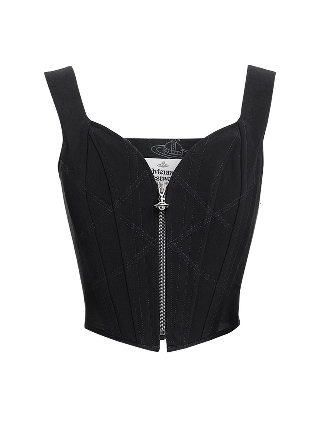 Shop Vivienne Westwood Classic Cady Sleeveless Corset In Black