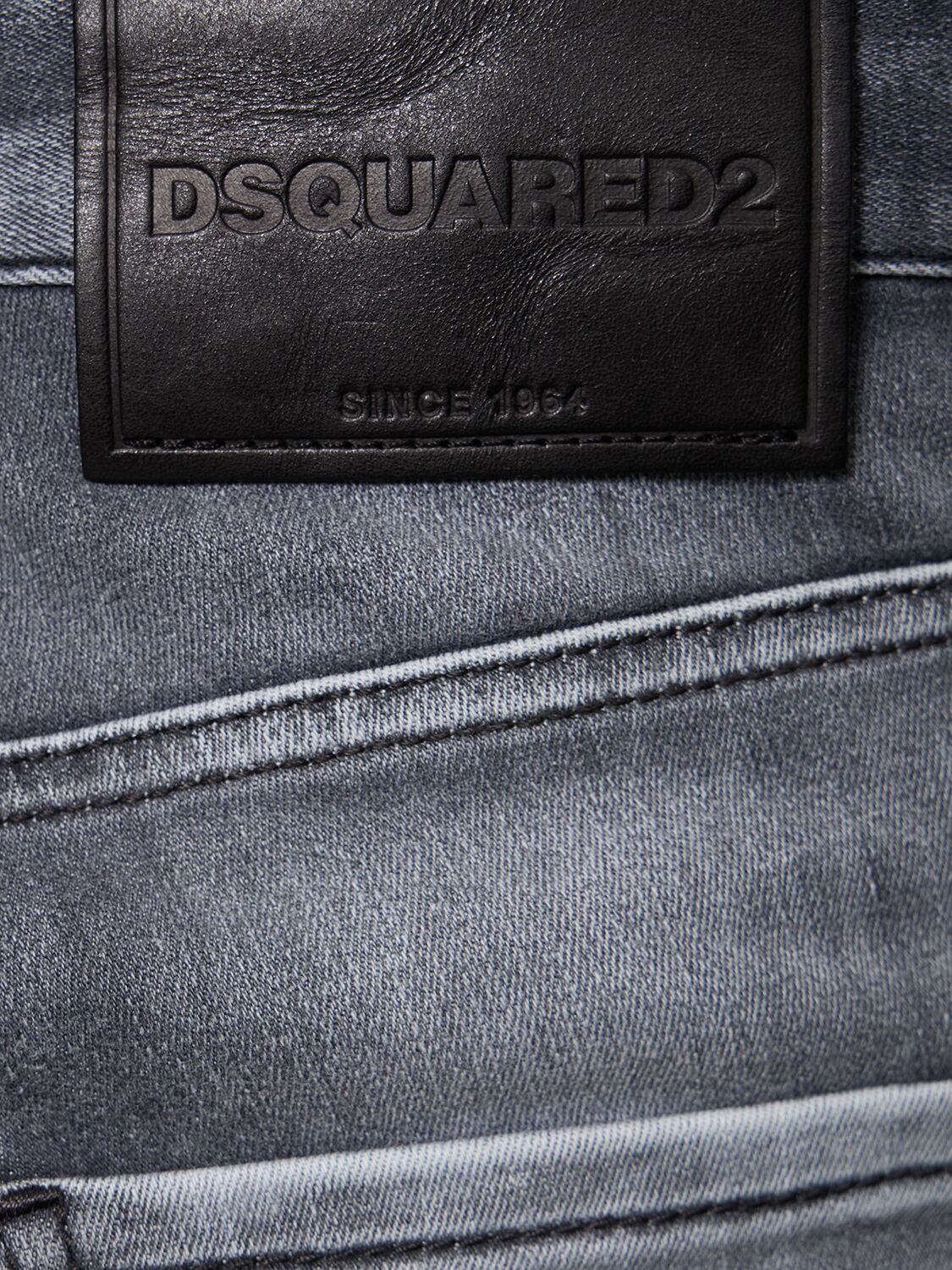 Shop Dsquared2 Cool Guy Stretch Cotton Denim Jeans In Black