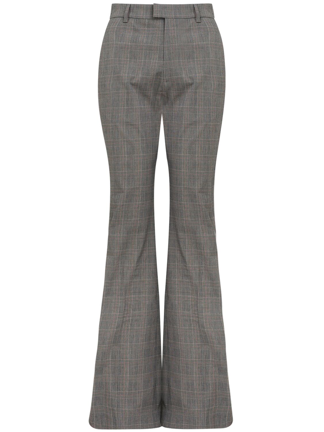 Shop Vivienne Westwood Ray Prince Of Wales Flared Pants In Grey