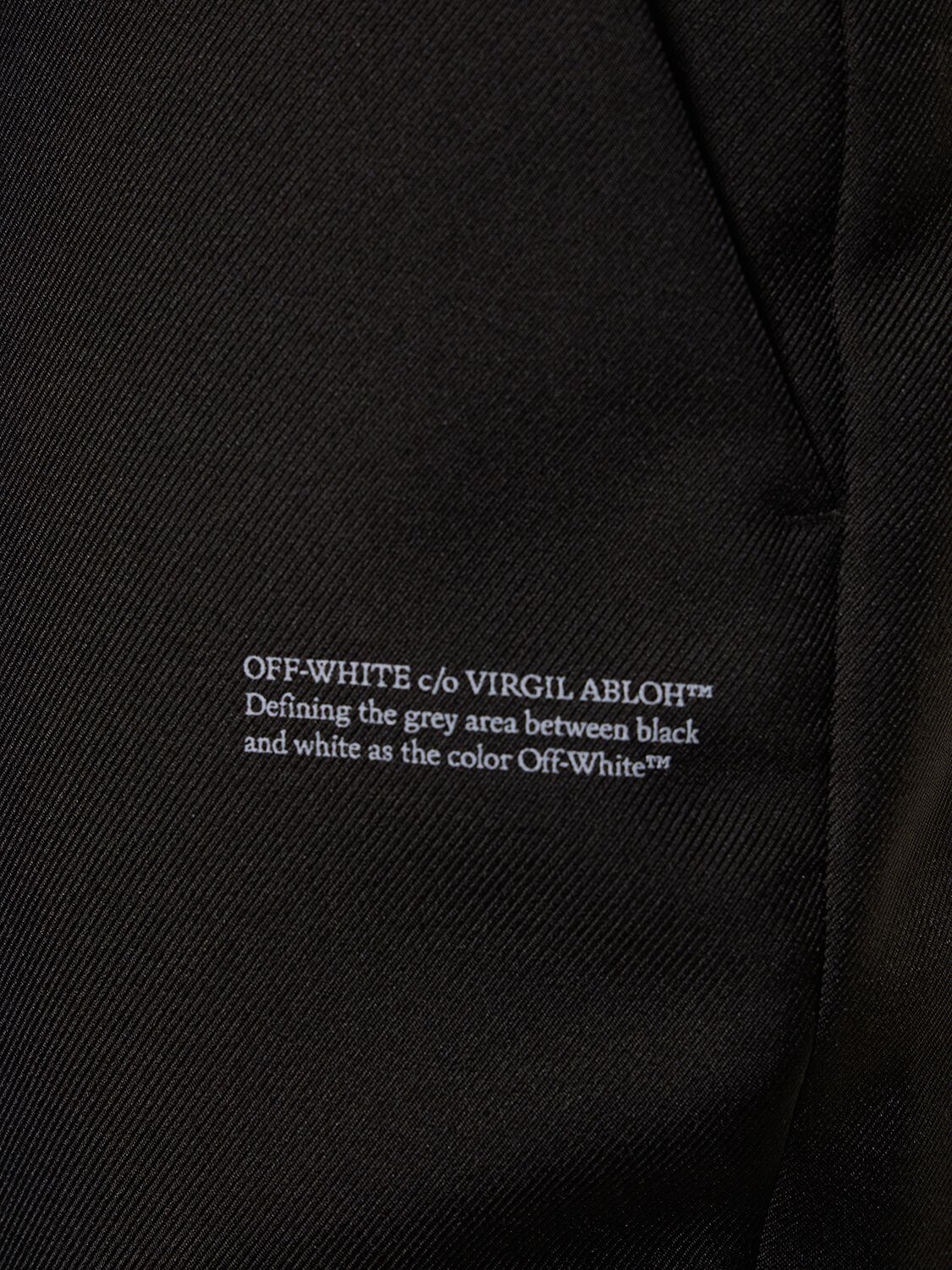 Shop Off-white Corporate Tech Slim Pants In Black