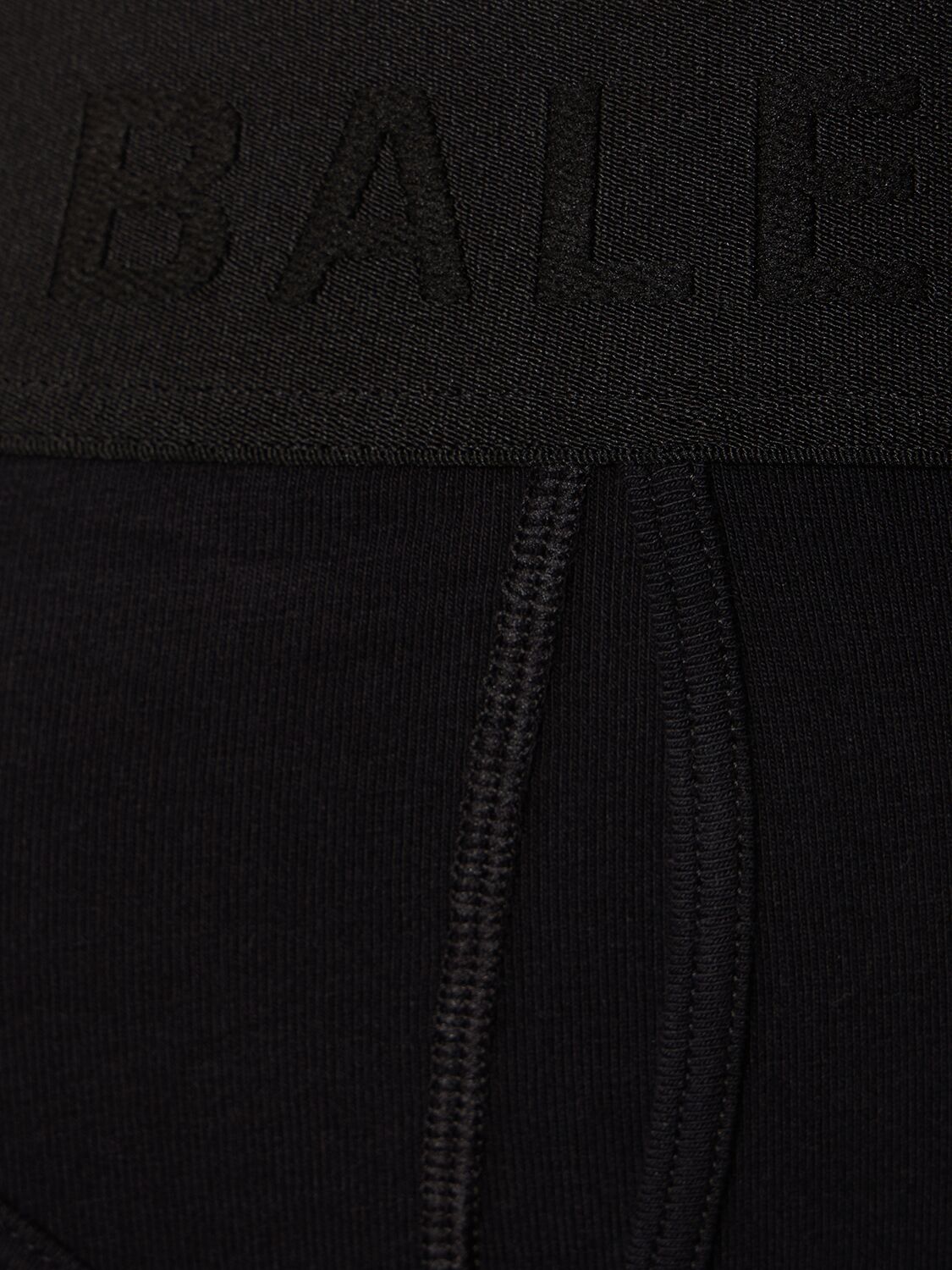 Shop Balenciaga Cotton Jersey Sport Briefs In Black