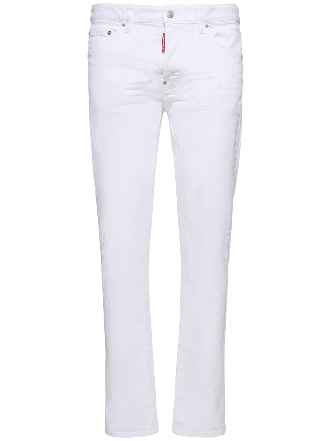 Image of Cool Guy White Bull Cotton Denim Jeans