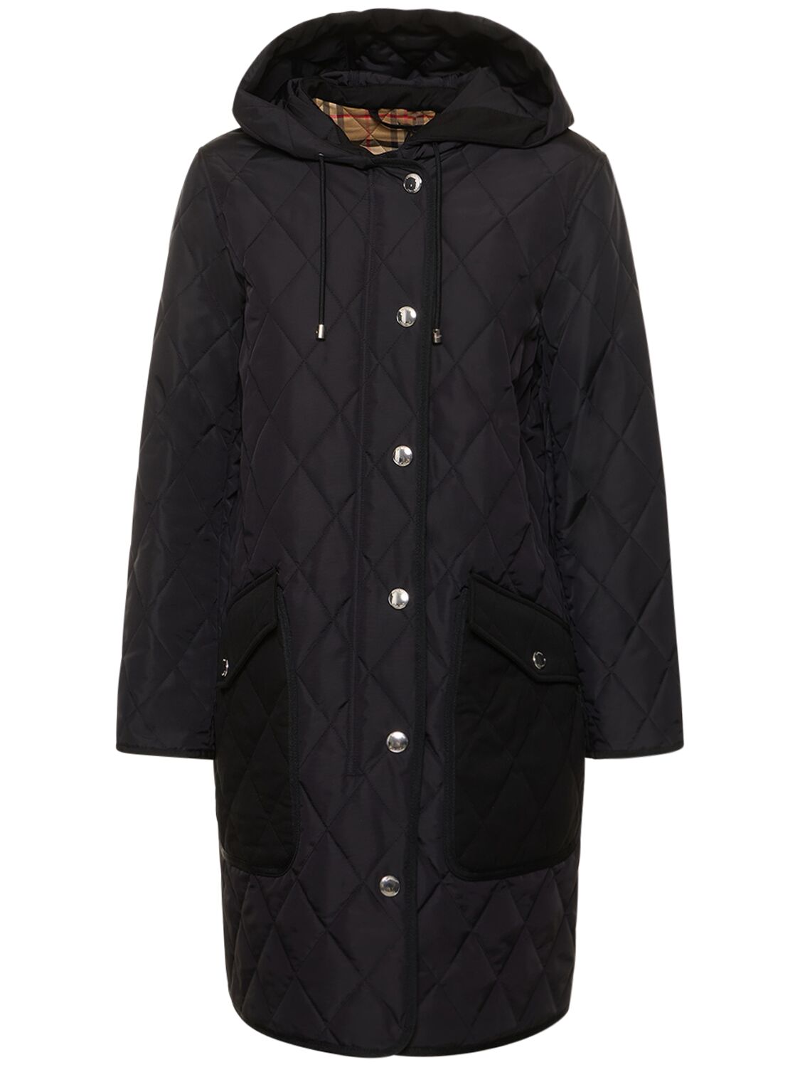 Image of Roxby Quilted Nylon Coat
