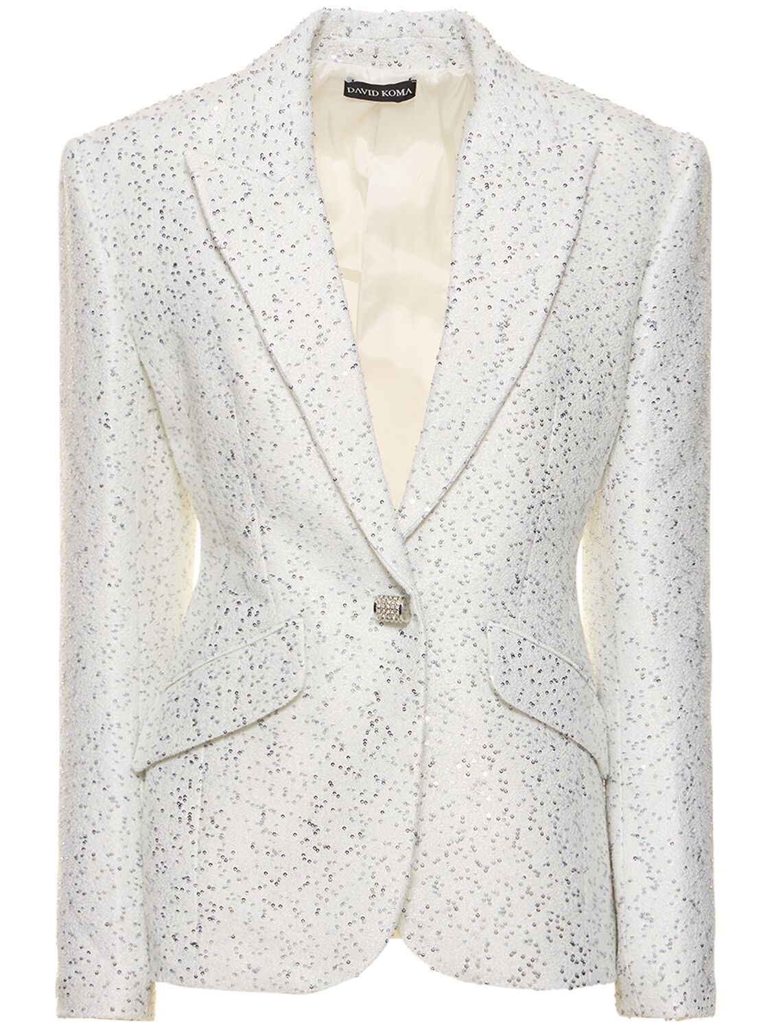 Crystal & Sequin Embellished Jacket