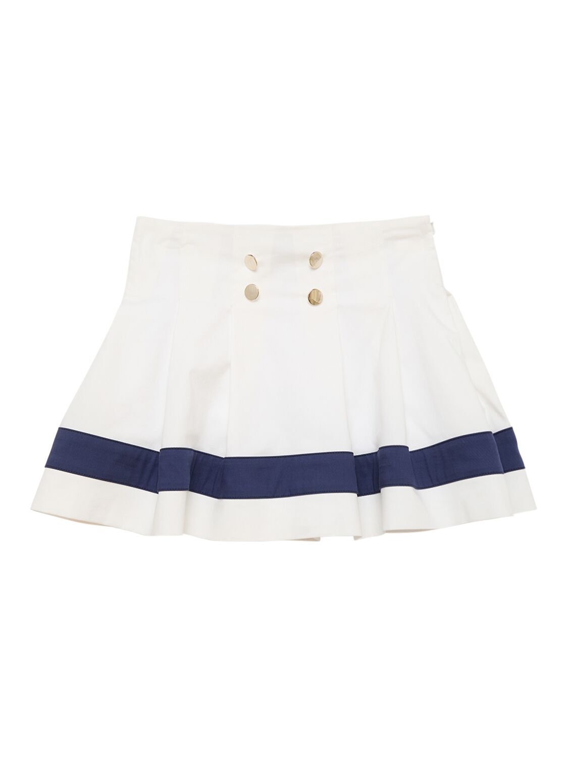 Image of Stretch Cotton Levantine Skirt