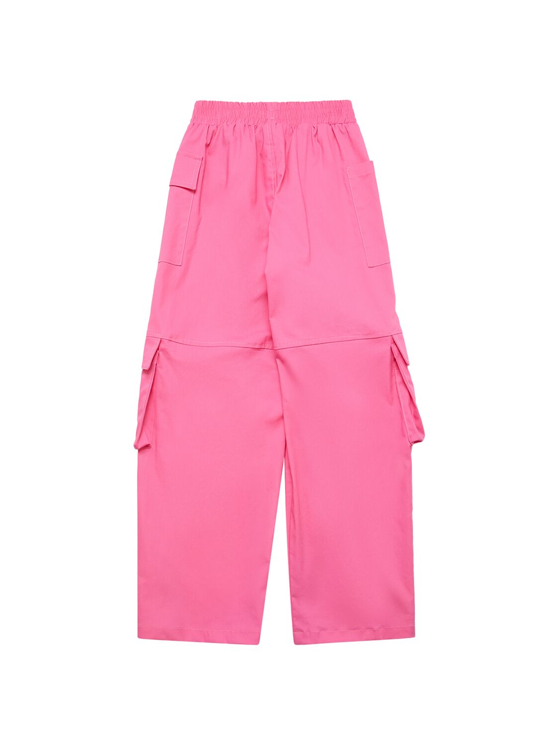 MONNALISA COTTON BLEND LEVANTINE CARGO PANTS 