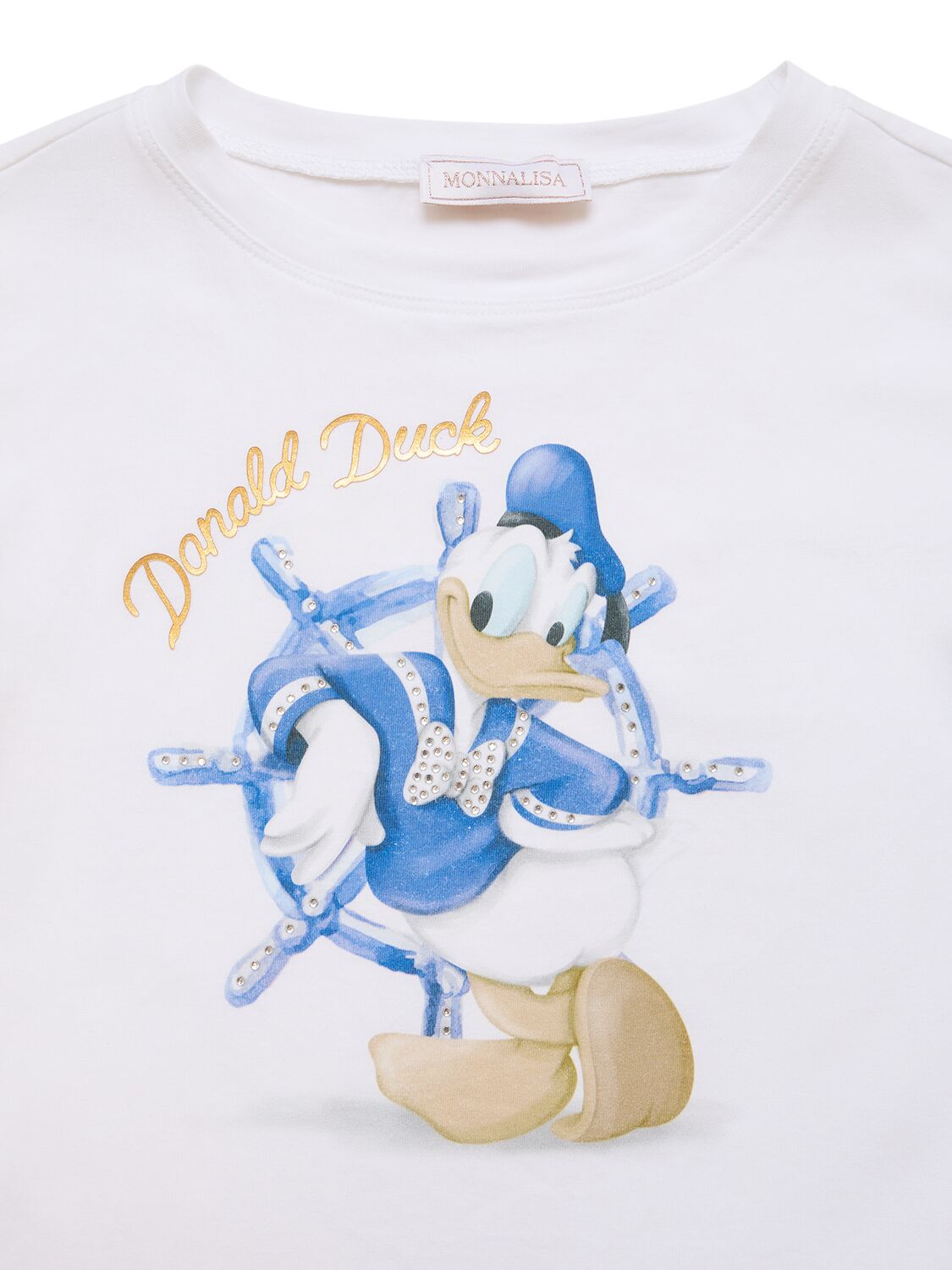 MONNALISA PRINTED COTTON JERSEY T-SHIRT 