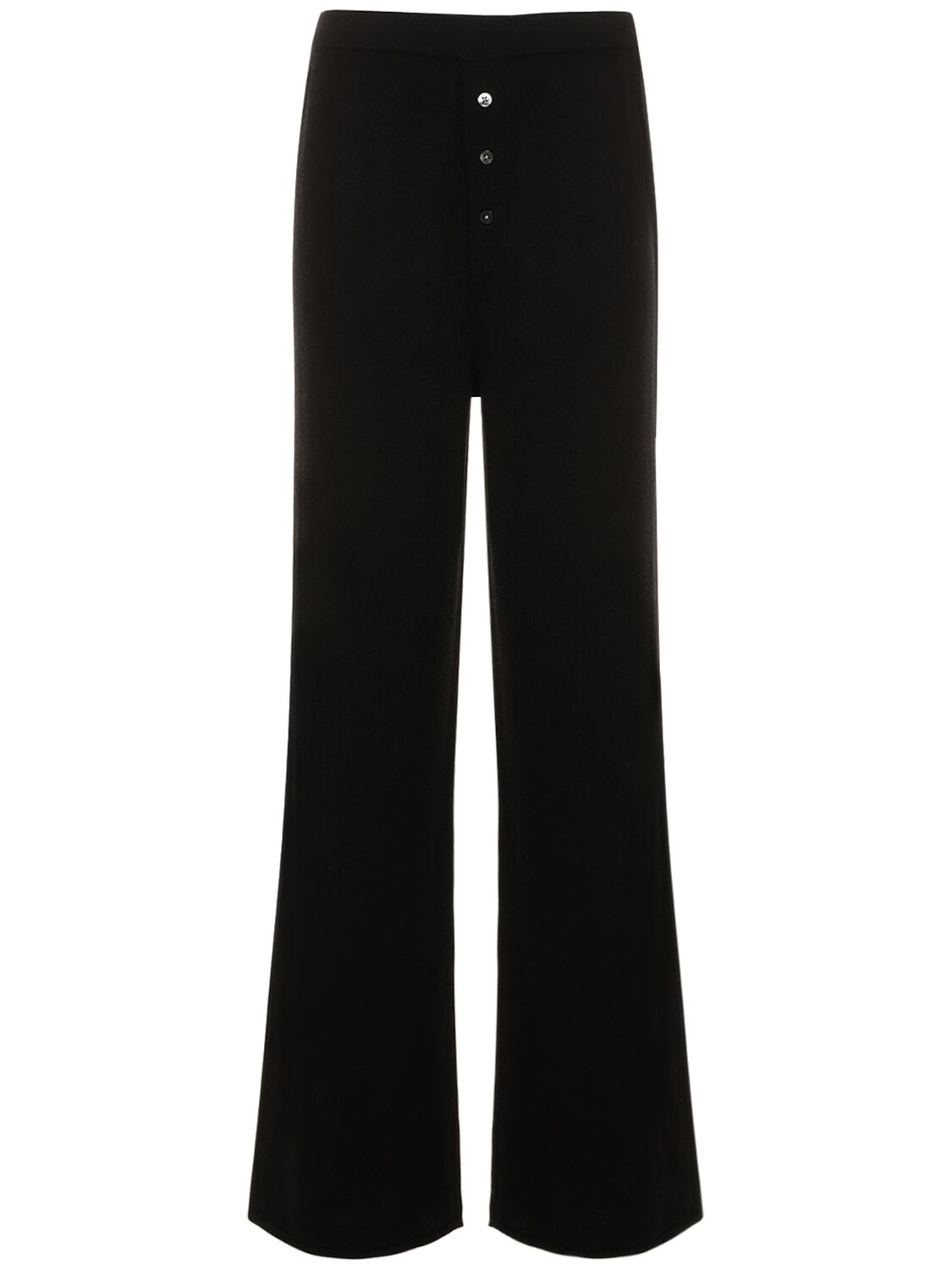 Shop Guest In Residence Everywear Cashmere Knitted Pants In Black