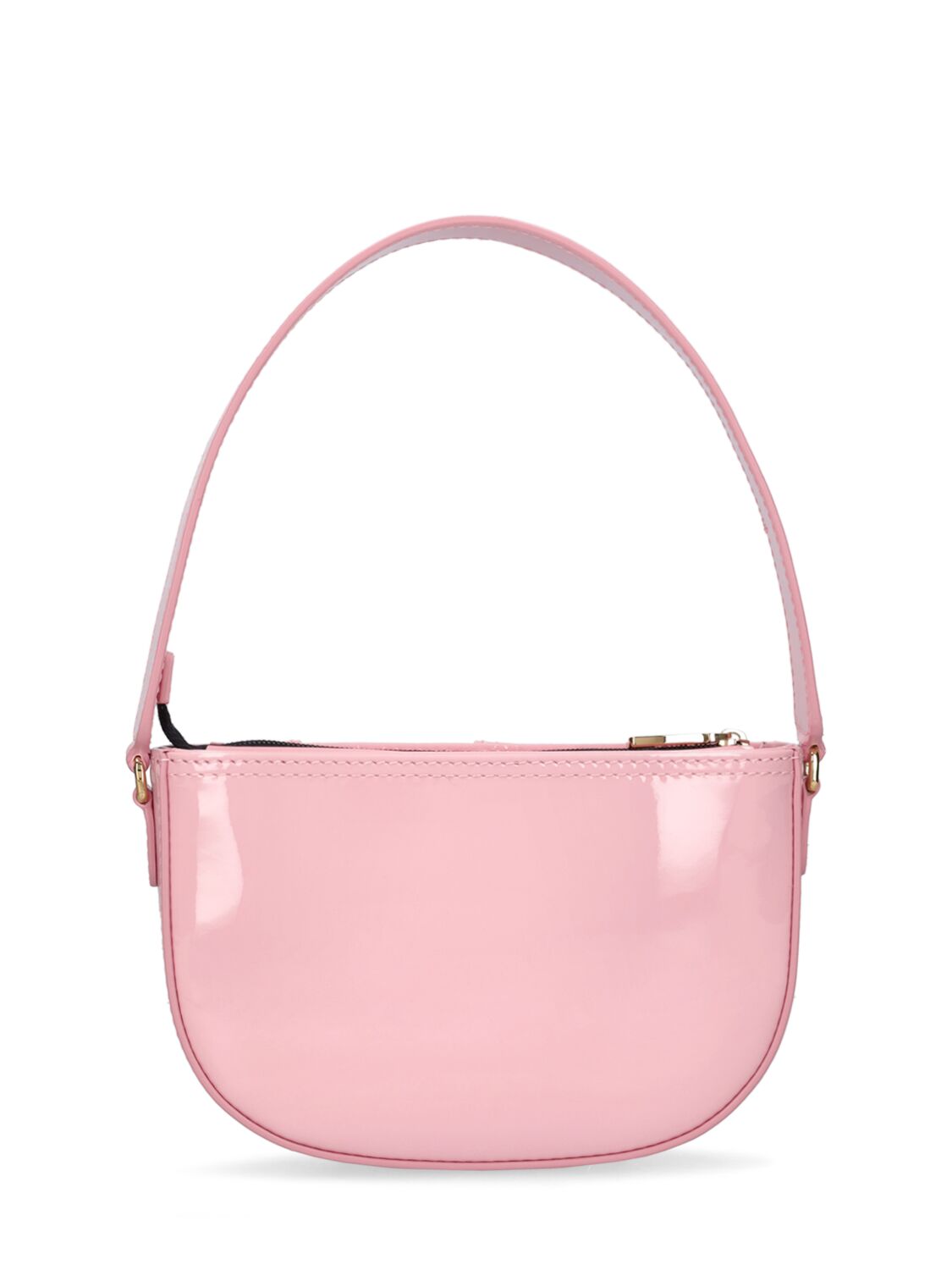 Shop Dolce & Gabbana Patent Leather Shoulder Bag In Pink