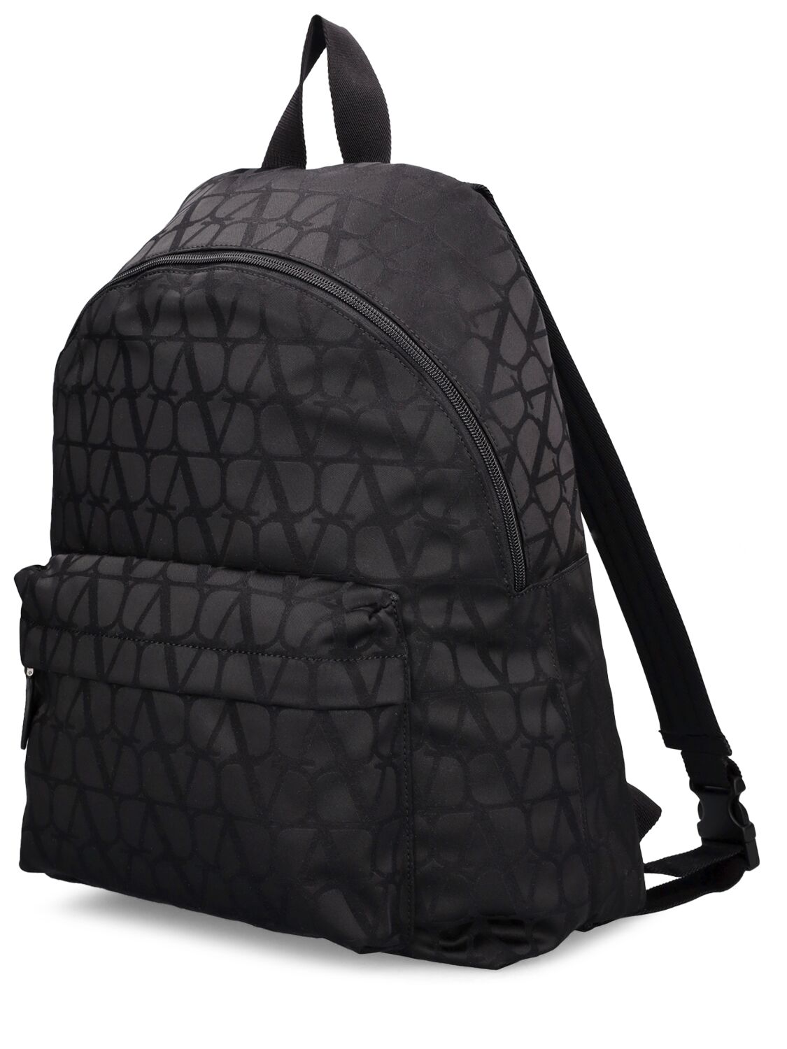 Shop Valentino Toile Iconographe Nylon Backpack In Black