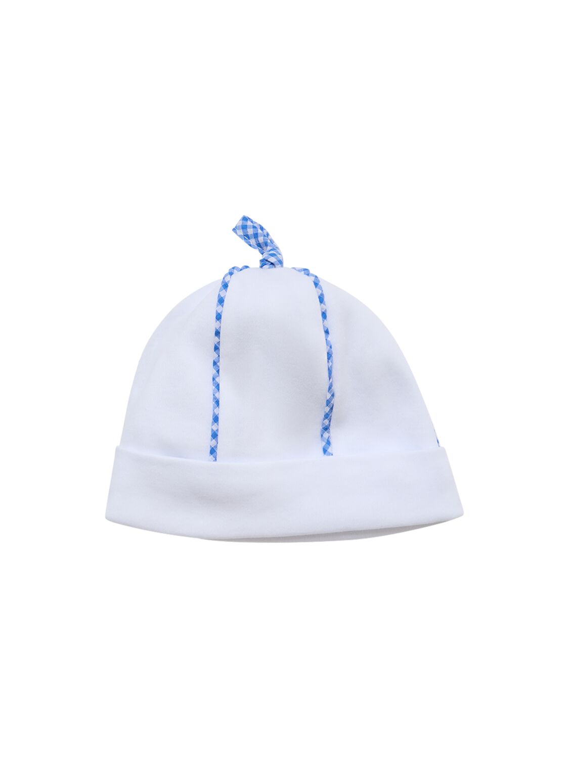 MONNALISA COTTON INTERLOCK ROMPER, HAT &  BIB 