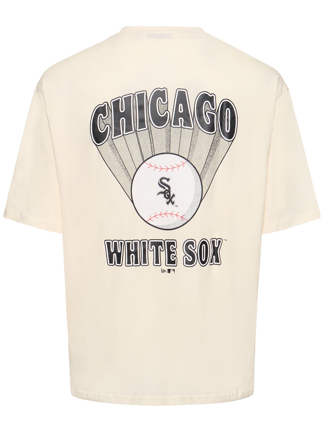 Shop New Era Chicago White Sox Printed T-shirt In White,black