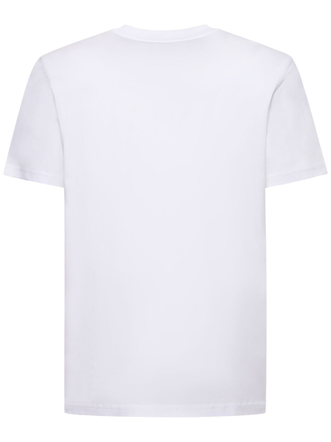 Shop Moschino Teddy Print Organic Cotton T-shirt In White