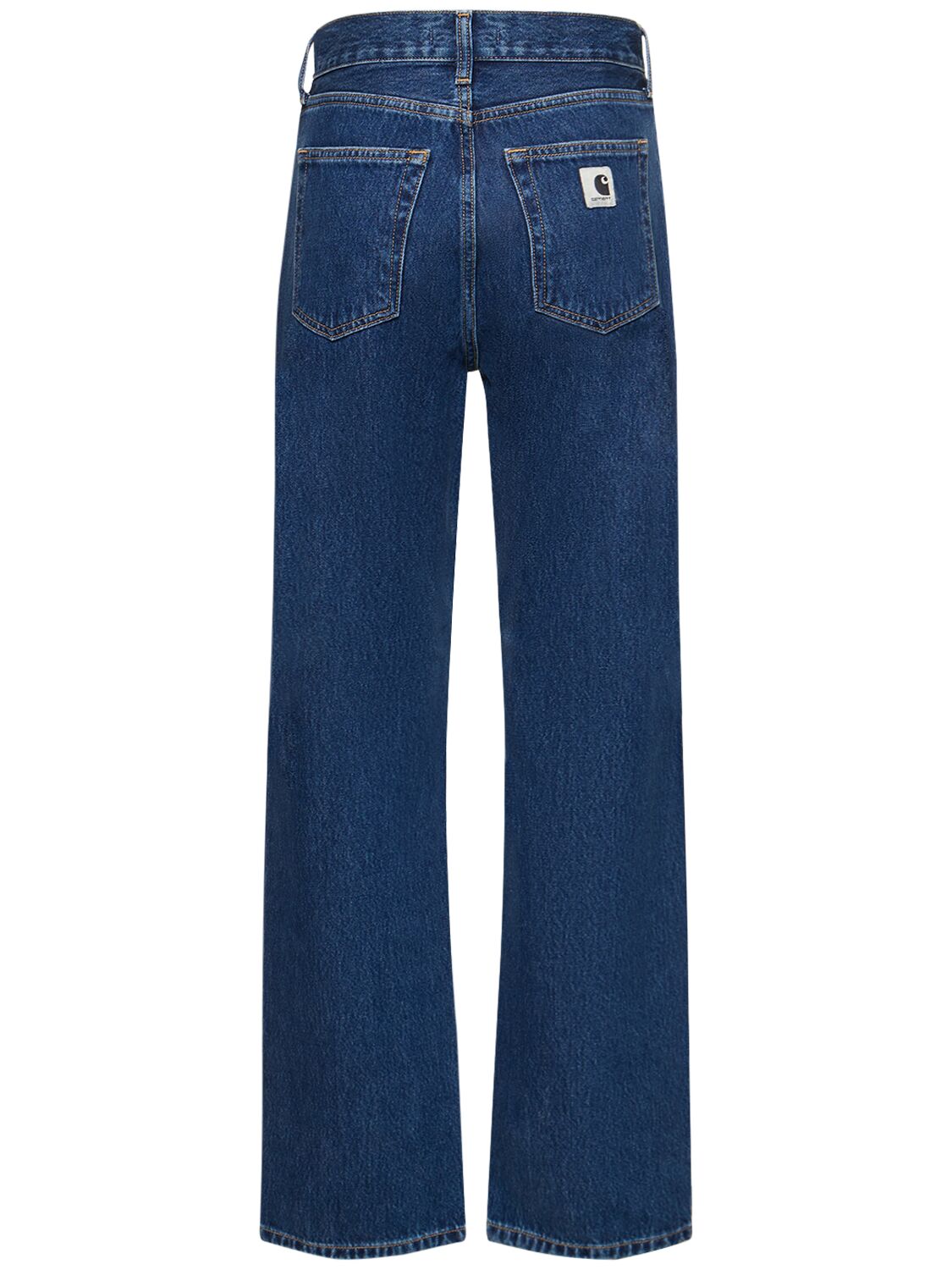 Shop Carhartt Noxon High Waist Straight Leg Jeans In Blue Stone Wash