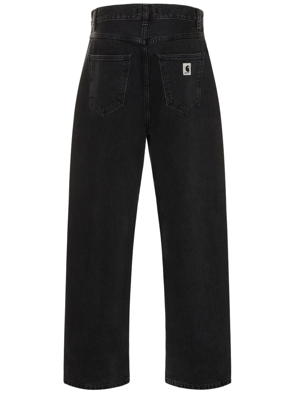 Shop Carhartt Brandon Cotton Denim Jeans In Black