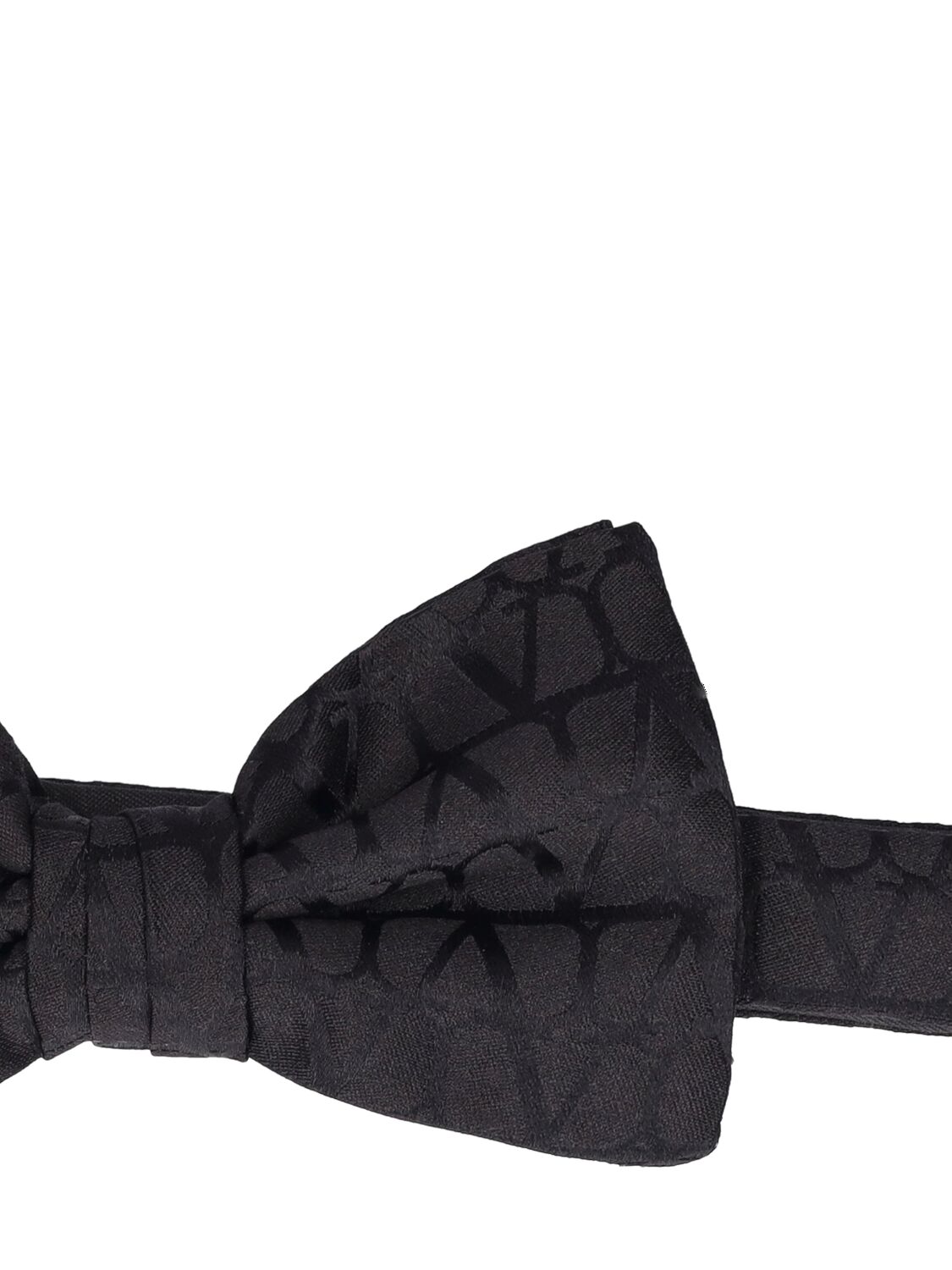 Shop Valentino Toile Iconographe Silk Bowtie In Black