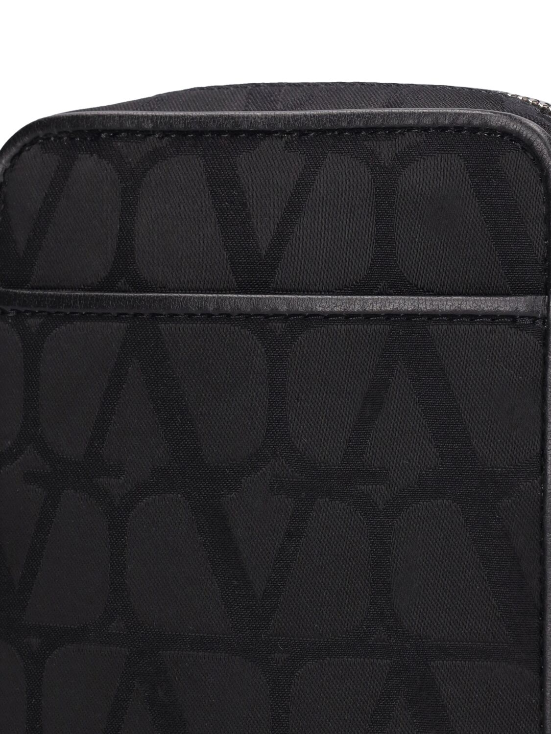 Shop Valentino Toile Iconographe Small Crossbody Bag In Black