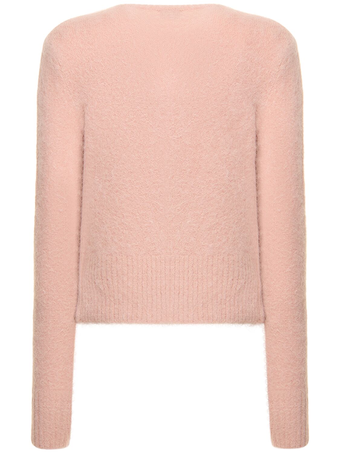 Shop Blumarine Alpaca Blend Knit Top & Cardigan In Pink