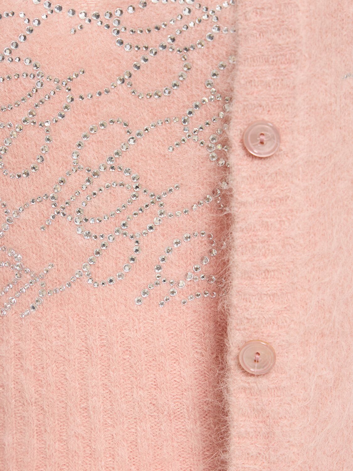 Shop Blumarine Alpaca Blend Knit Top & Cardigan In Pink