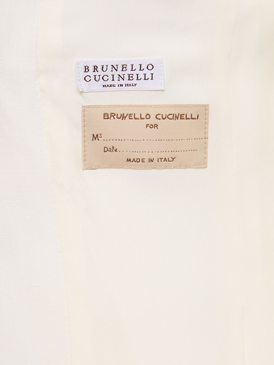 BRUNELLO CUCINELLI FLUID TWILL SINGLE BREASTED JACKET 