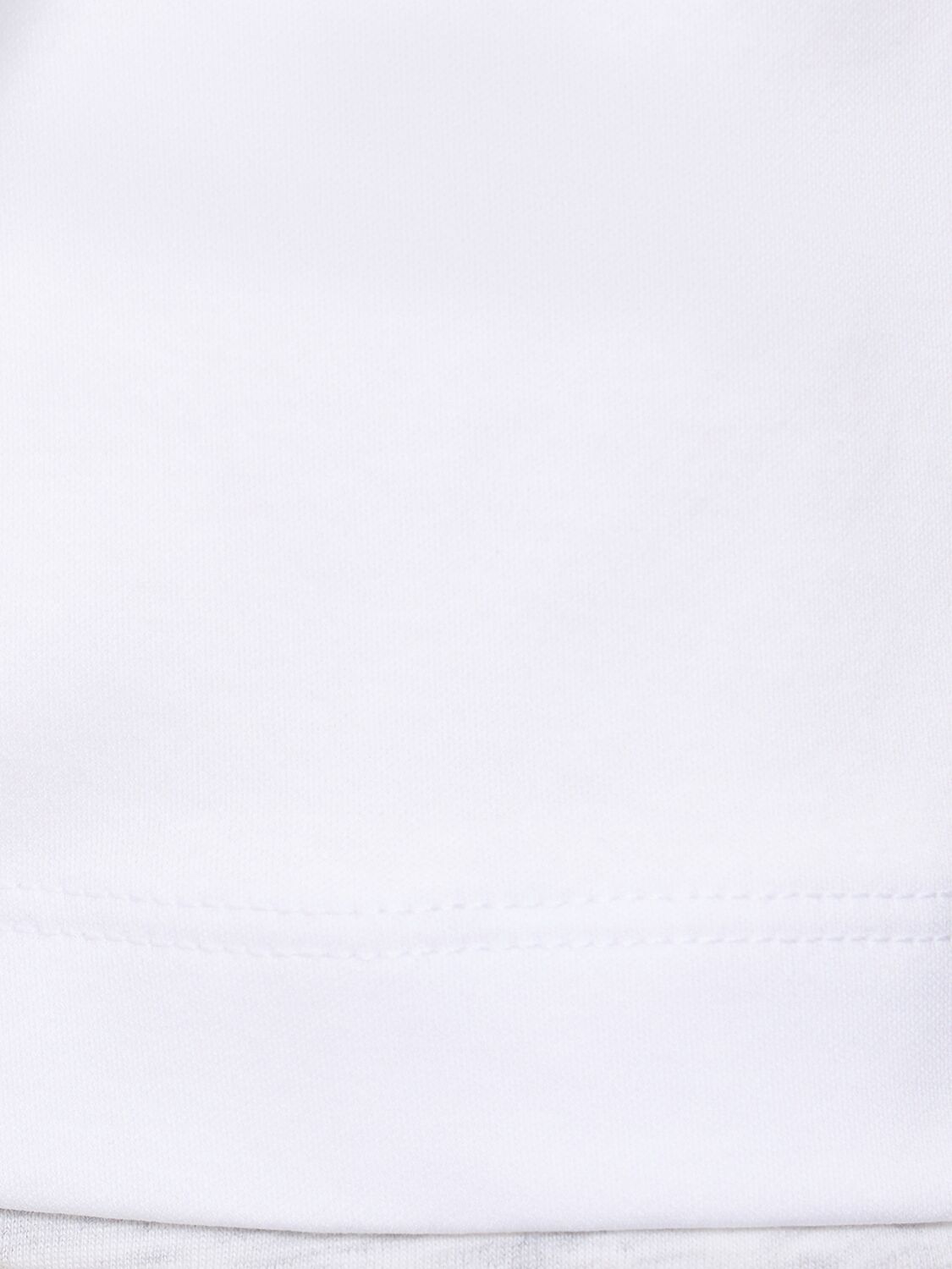 Shop Brunello Cucinelli Layered Cotton Jersey Solid T-shirt In White