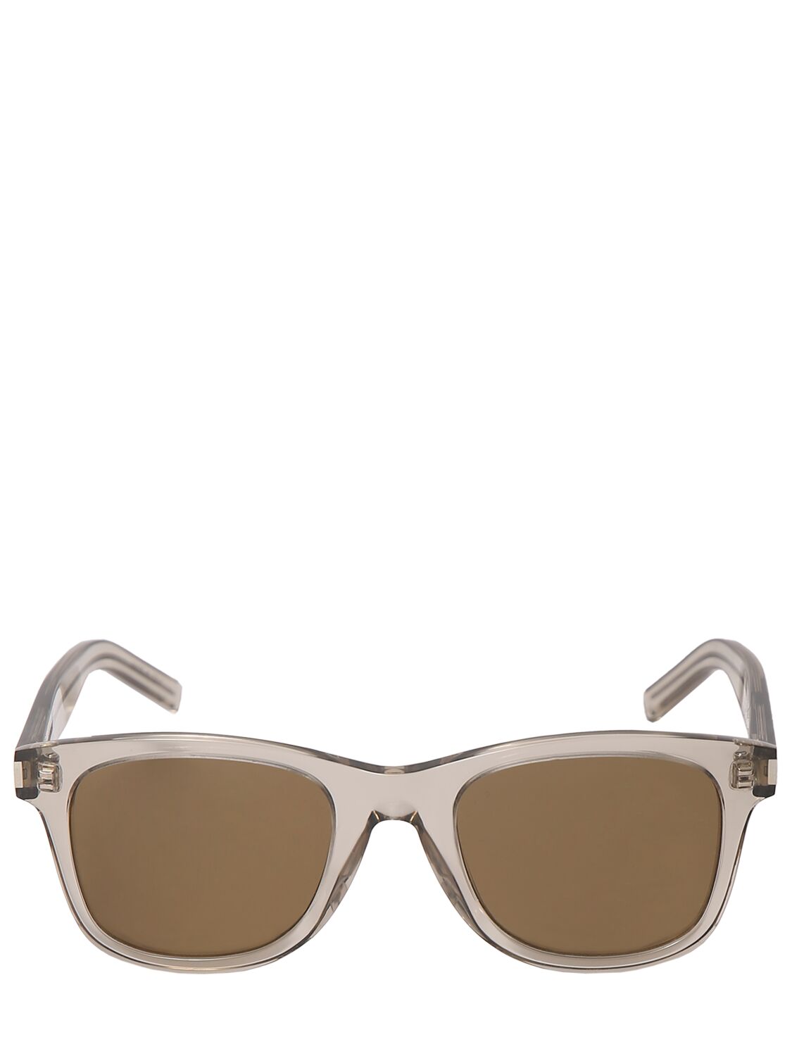 Saint Laurent Sl 659 Acetate Sunglasses In Transparent