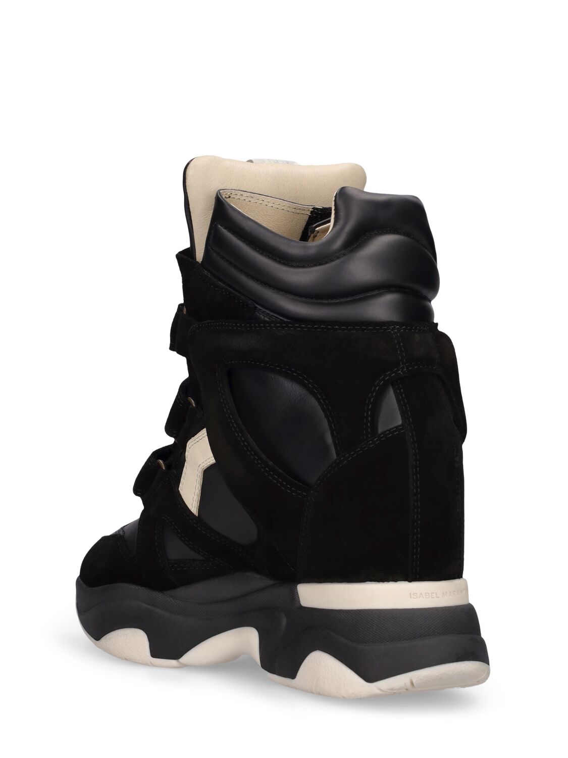 Shop Isabel Marant 90mm Balskee Suede Sneakers In Black