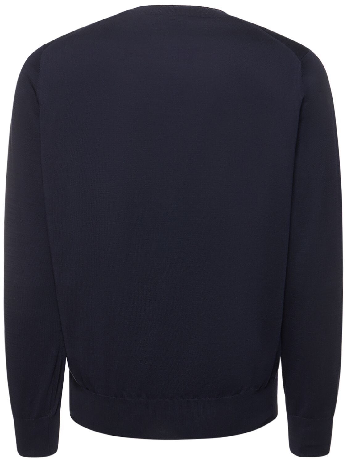 Shop Brunello Cucinelli Cotton Crewneck Sweater In Navy