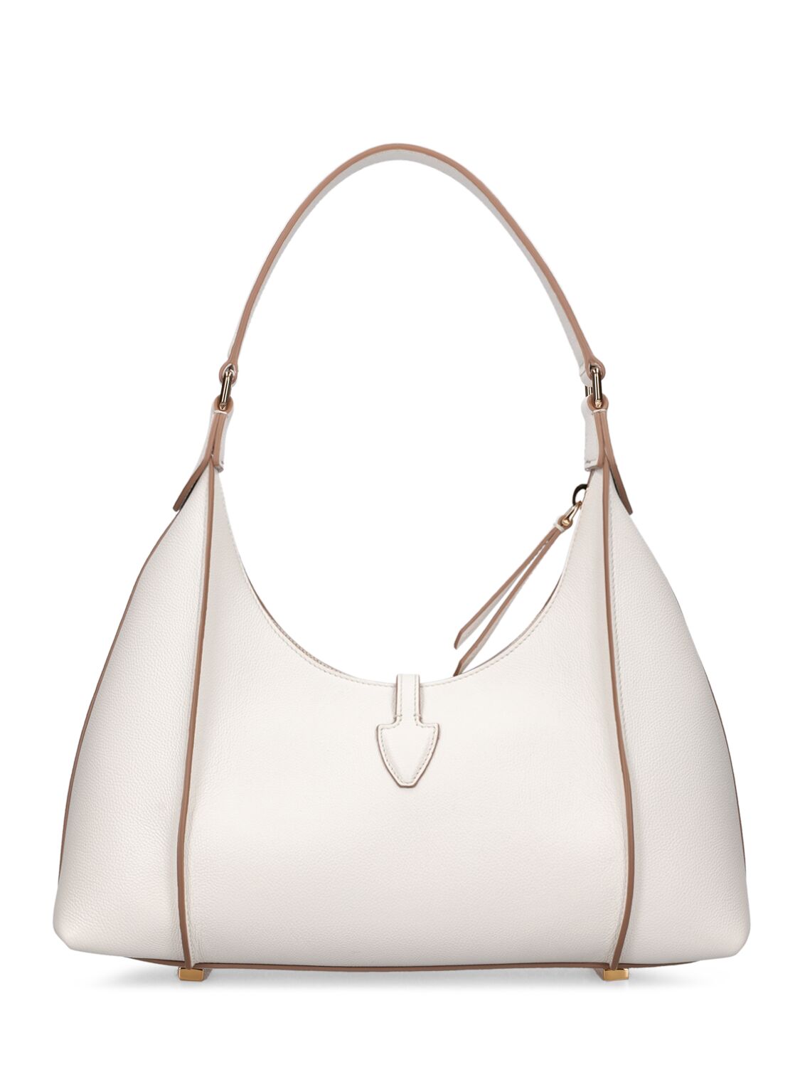 Shop Tod's Small Hobo T Timeless Leather Bag In White