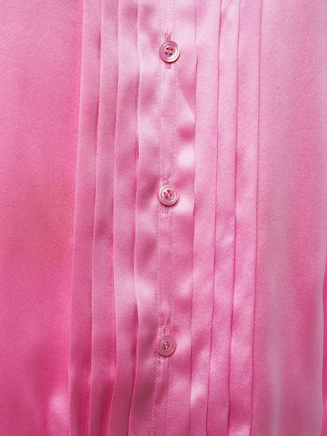 Shop Tom Ford Fluid Charmeuse Silk Shirt In Pink